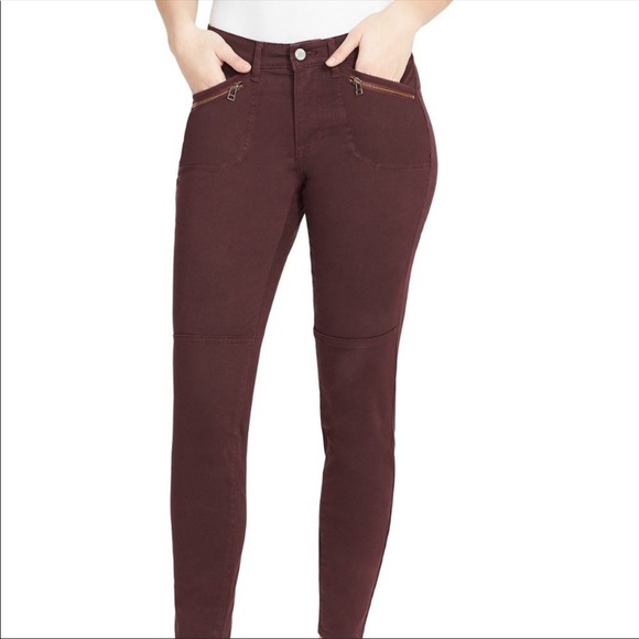 William Rast Denim - WILLIAMRAST JANE SKINNY CARGO WINE